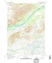 Lake Clark B-8 1954 topographic map thumbnail