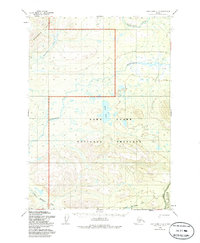 Lake Clark C-4 1954 topographic map thumbnail