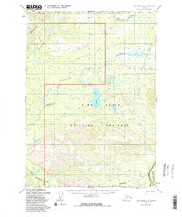 Lake Clark C-4 1954 topographic map thumbnail