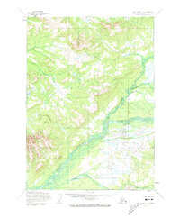 Lake Clark C-7 1954 topographic map thumbnail