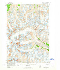 Lake Clark D-1 1958 topographic map thumbnail