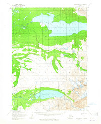 Lake Clark D-3 1954 topographic map thumbnail