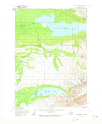 Lake Clark D-3 1954 topographic map thumbnail