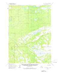 Lake Clark D-4 1954 topographic map thumbnail