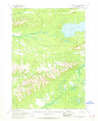 Lake Clark D-6 1954 topographic map thumbnail