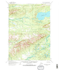 Lake Clark D-6 1954 topographic map thumbnail