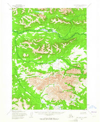 Lake Clark D-7 1954 topographic map thumbnail