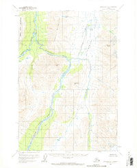 Lime Hills D-1 1958 topographic map thumbnail