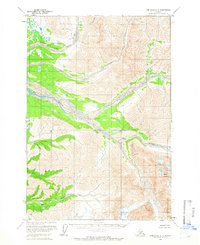 Lime Hills D-4 1958 topographic map thumbnail