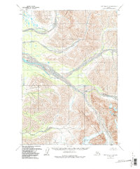 Lime Hills D-4 1958 topographic map thumbnail