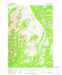 Lime Hills D-5 1954 topographic map thumbnail
