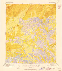 Livengood A-5 1954 topographic map thumbnail