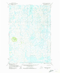 Marshall B-5 1953 topographic map thumbnail