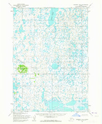 Marshall B-5 1953 topographic map thumbnail