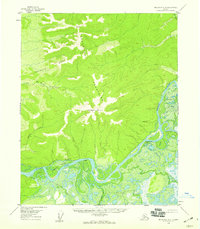 Melozitna D-4 1954 topographic map thumbnail