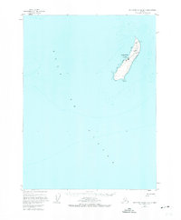 Middleton Island B-7 1955 topographic map thumbnail