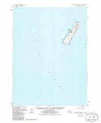 Middleton Island B-7 1955 topographic map thumbnail