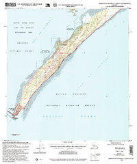 Middleton Island D-1 and D-2 topographic map thumbnail