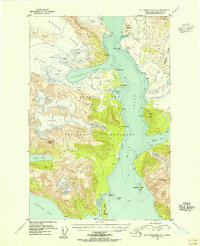 Mount Fairweather D-1 topographic map thumbnail