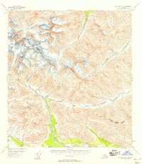 Mount Hayes A-1 1954 topographic map thumbnail