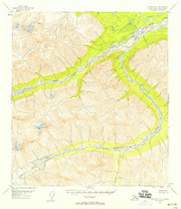 Mount Hayes B-1 1954 topographic map thumbnail