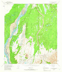 Mount Hayes D-4 1950 topographic map thumbnail