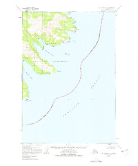 Mount Katmai A-1 1951 topographic map thumbnail