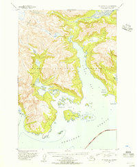 Mount Katmai A-2 1951 topographic map thumbnail