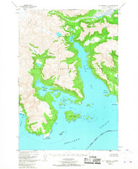 Mount Katmai A-2 1951 topographic map thumbnail