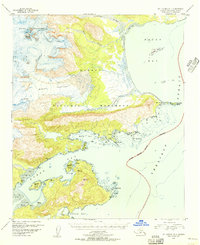 Mount Katmai B-1 1951 topographic map thumbnail