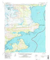 Mount Katmai B-1 1951 topographic map thumbnail