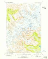 Mount Katmai B-2 1951 topographic map thumbnail