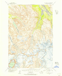 Mount Katmai B-3 1951 topographic map thumbnail