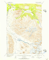 Mount Katmai B-4 1951 topographic map thumbnail