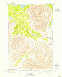 Mount Katmai B-5 1951 topographic map thumbnail