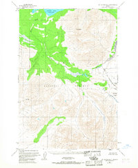 Mount Katmai B-5 1953 topographic map thumbnail