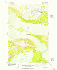 Mount Katmai C-6 1951 topographic map thumbnail