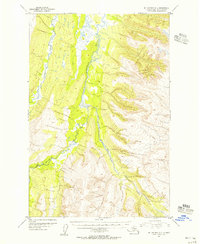 Mount Katmai D-1 1951 topographic map thumbnail