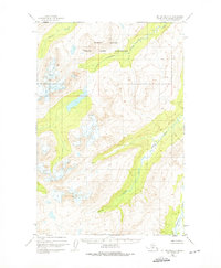 Mount Katmai D-2 1951 topographic map thumbnail