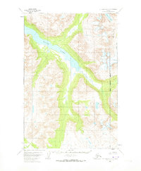 Mount Katmai D-3 1951 topographic map thumbnail