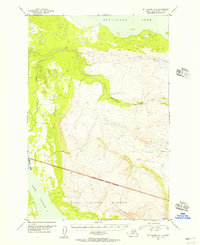 Mount Katmai D-5 1951 topographic map thumbnail
