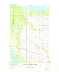 Mount Katmai D-5 1951 topographic map thumbnail