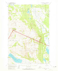 Mount Katmai D-6 1951 topographic map thumbnail