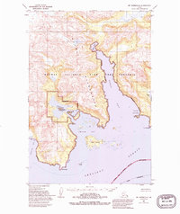 Mt. Katmai A-2 1951 topographic map thumbnail