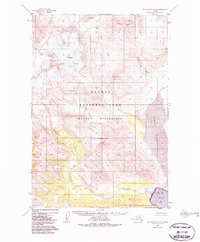 Mt. Katmai A-4 1951 topographic map thumbnail