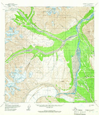 Nabesna A-3 topographic map thumbnail