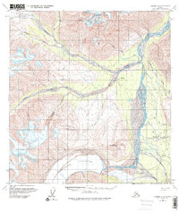 Nabesna A-3 1960 topographic map thumbnail