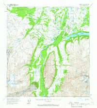 Nabesna B-6 topographic map thumbnail
