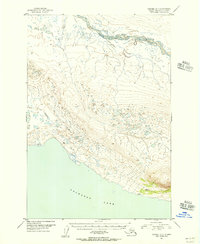 Naknek A-2 1951 topographic map thumbnail