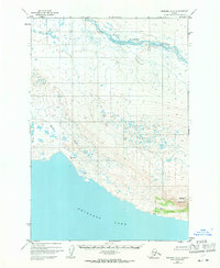 Naknek A-2 1951 topographic map thumbnail